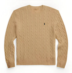 Cable-Knit Cotton Sweater